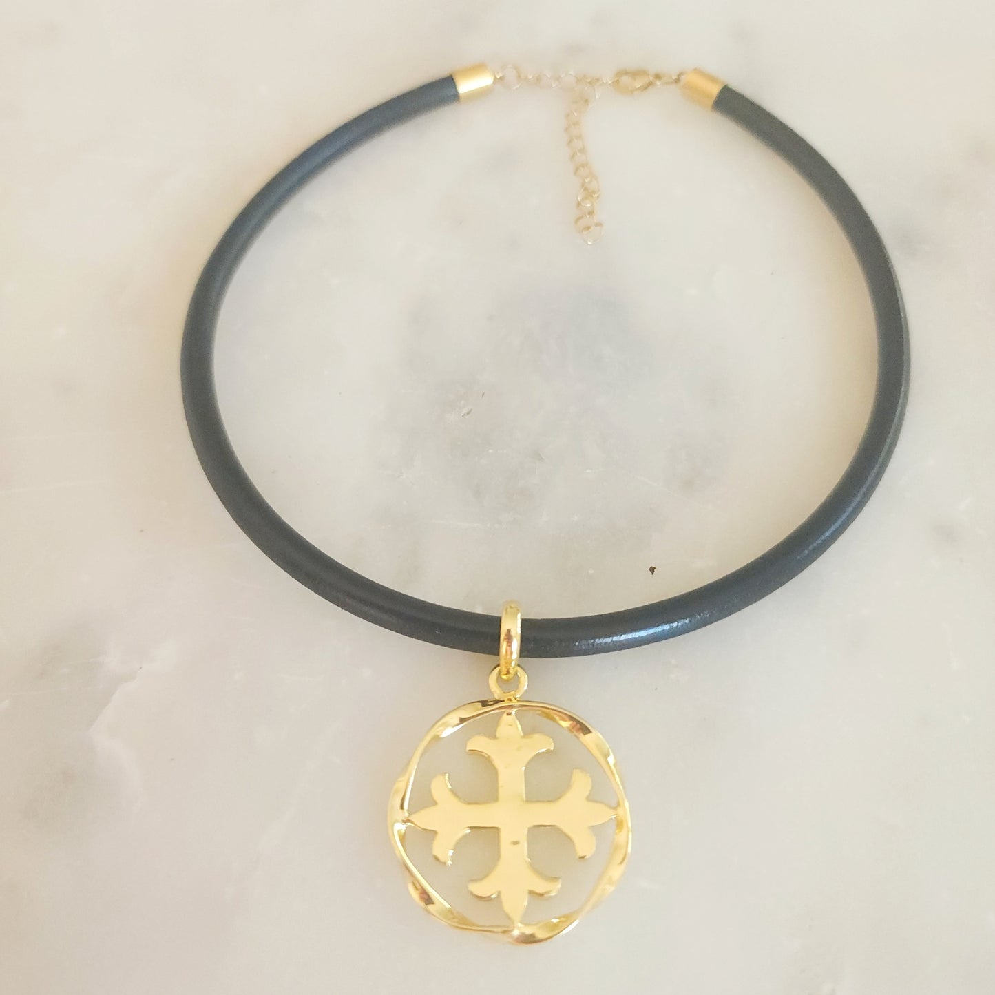 Black Leather Choker