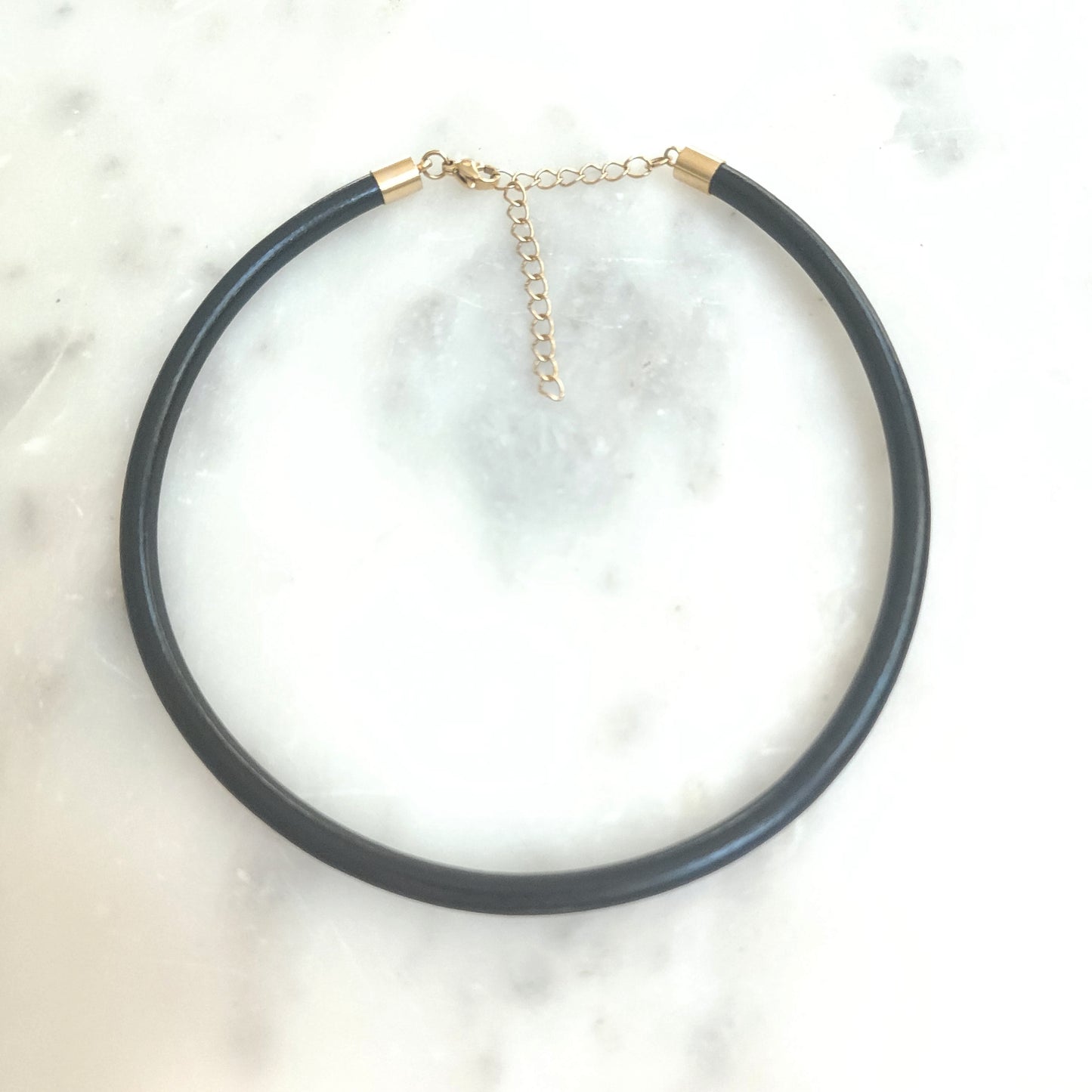 Black Leather Choker