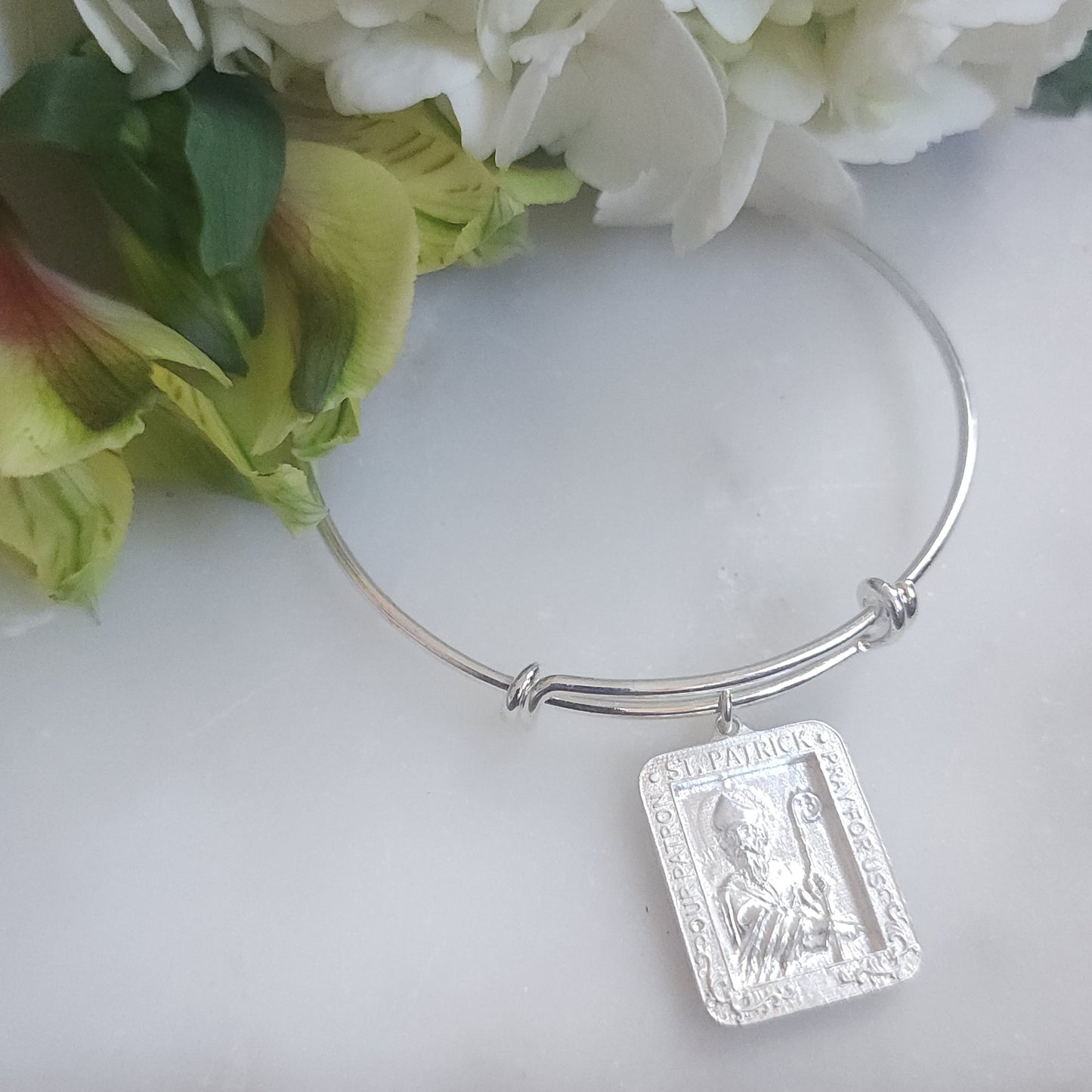 St. Patrick Silver charm bracelet