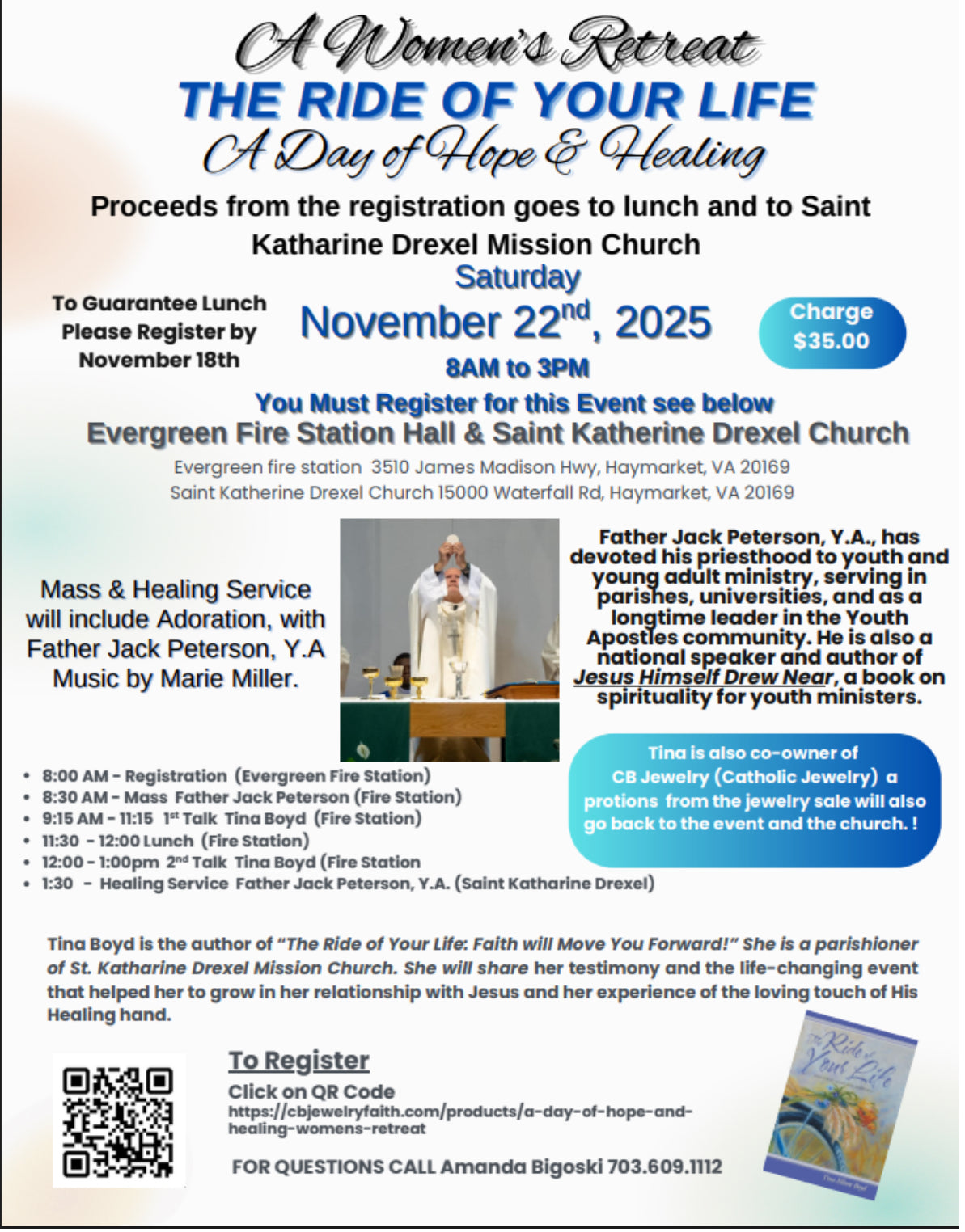 A DAY OF HOPE AND HEALING WOMEN'S RETREAT
