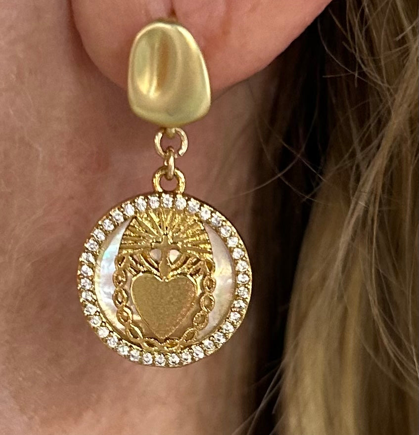 Sacred Heart Earrings