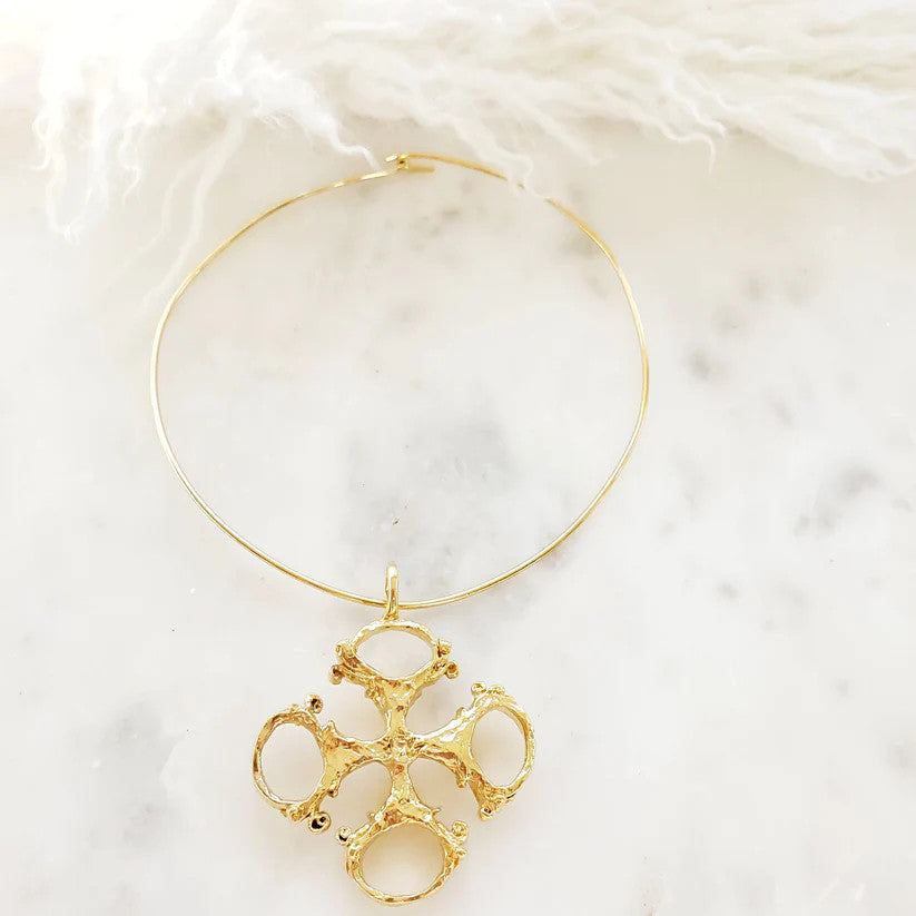 Bar Omega Choker Necklace & Choose Your Enhancer