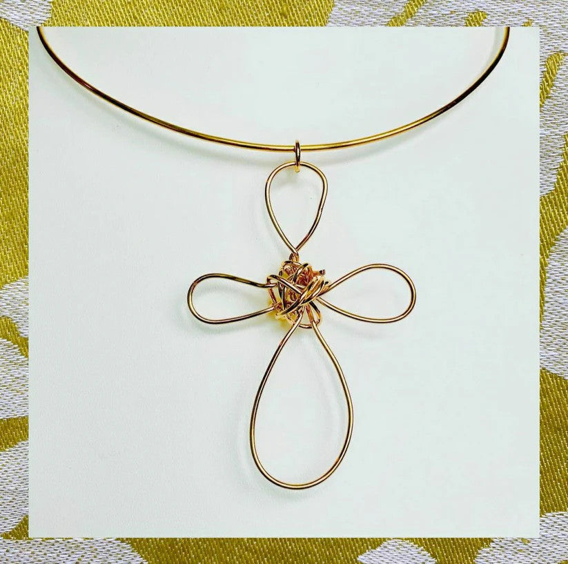 Bar Omega Choker Necklace & Choose Your Enhancer