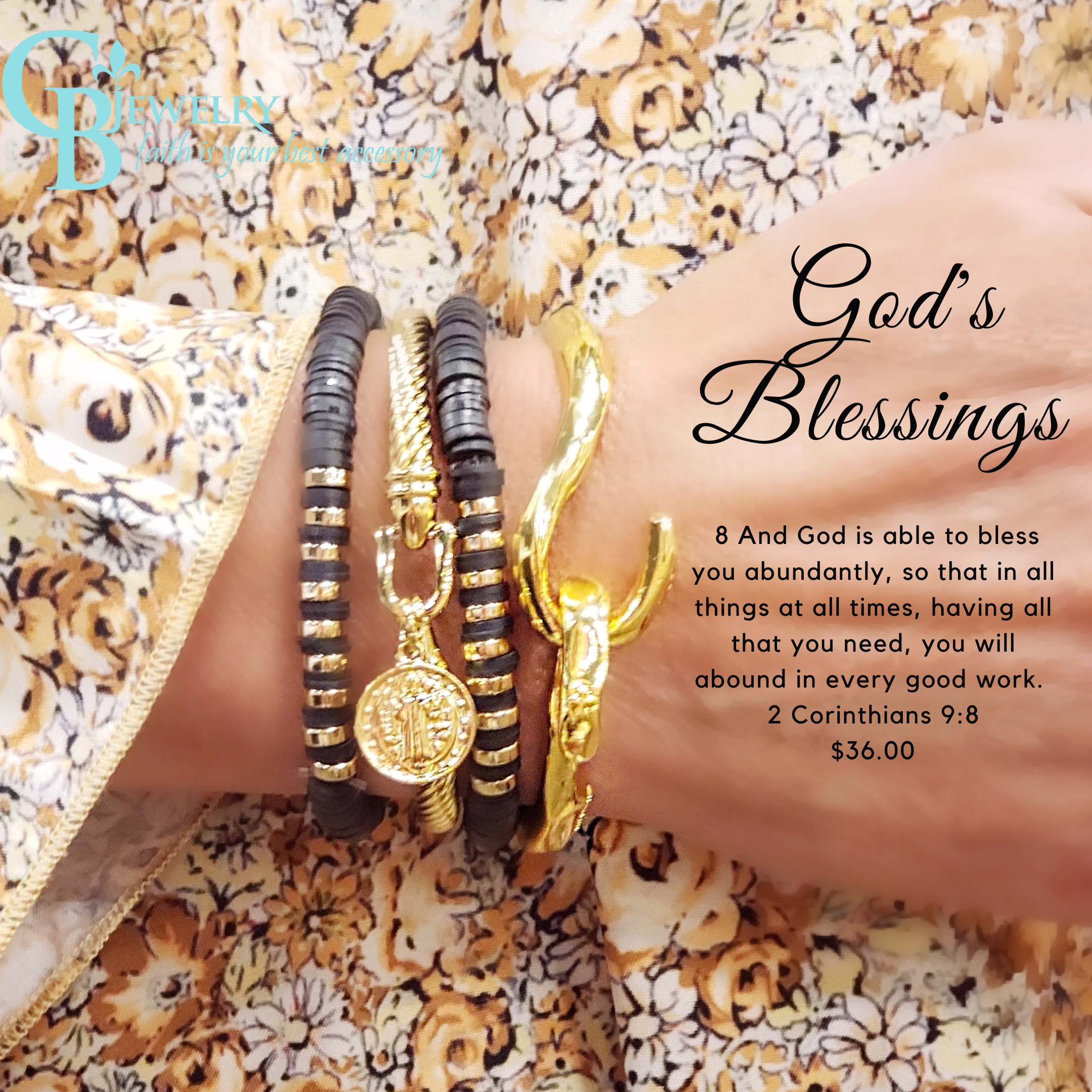 God's Blessings trio bracelets