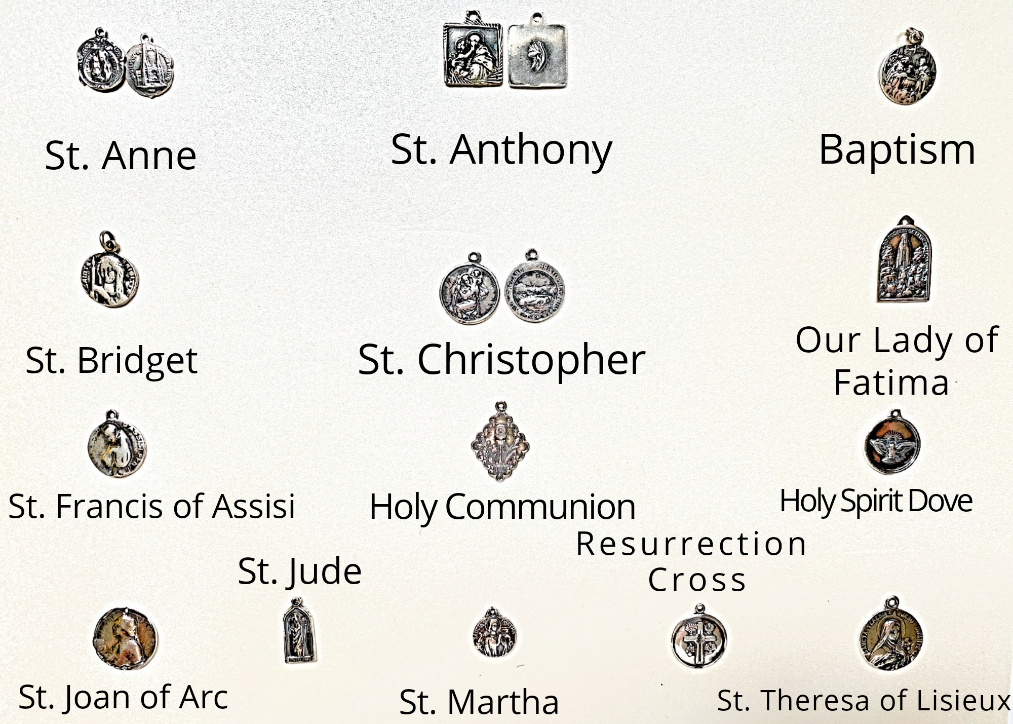 Saints & Sacraments Charms
