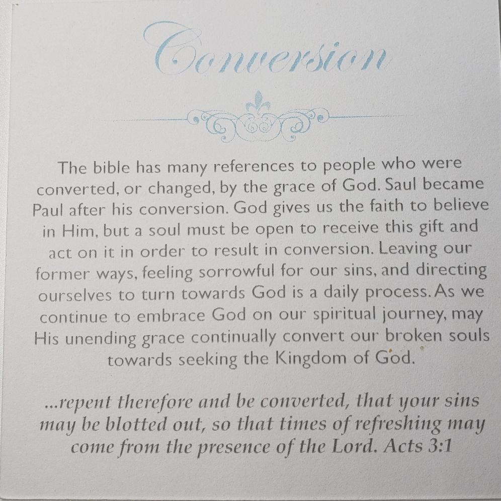 Conversion