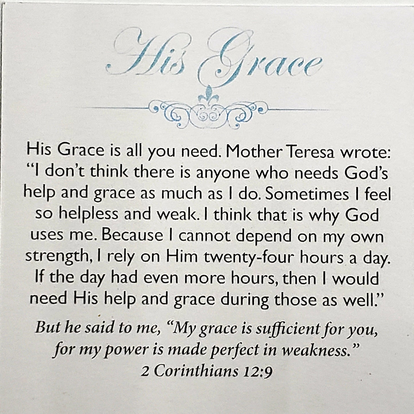 His Grace Earrings (white)