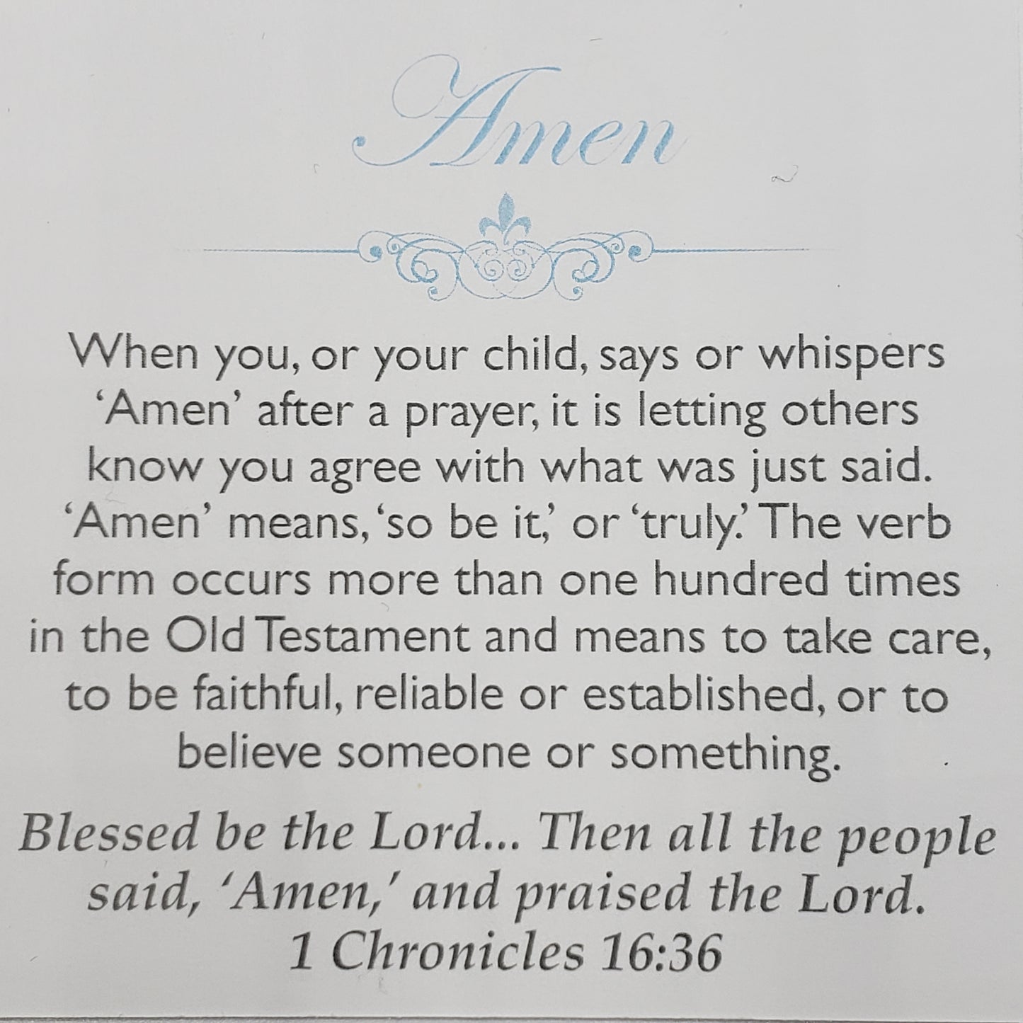 Amen ( child bracelet)