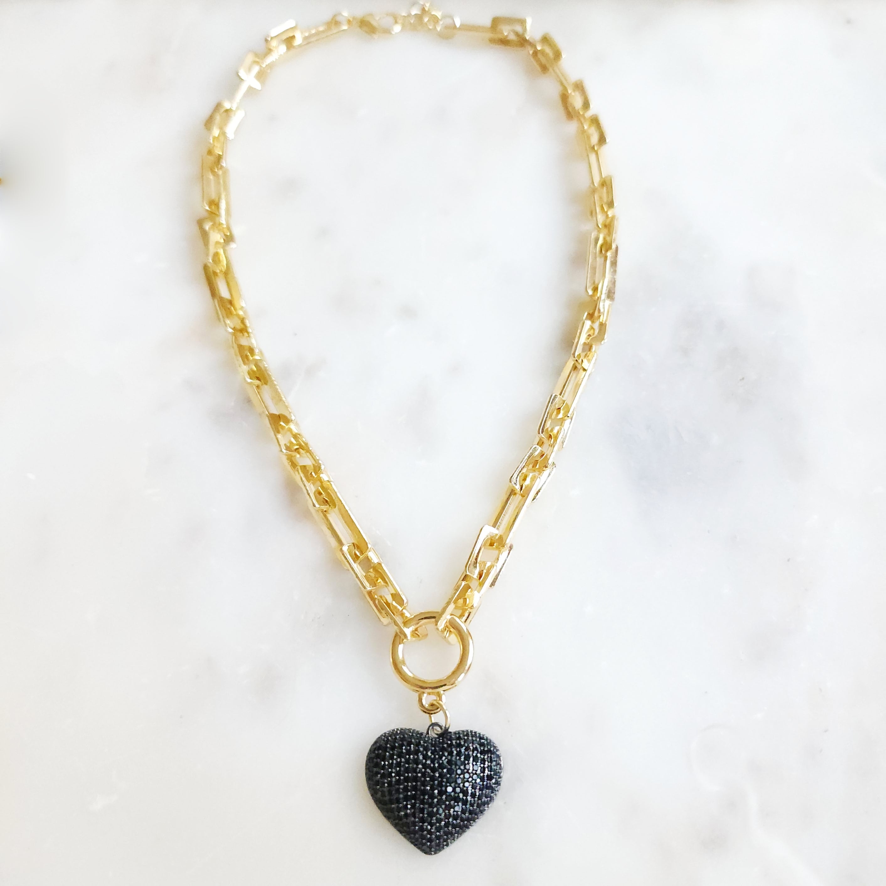 Shine Upon Heart Necklace