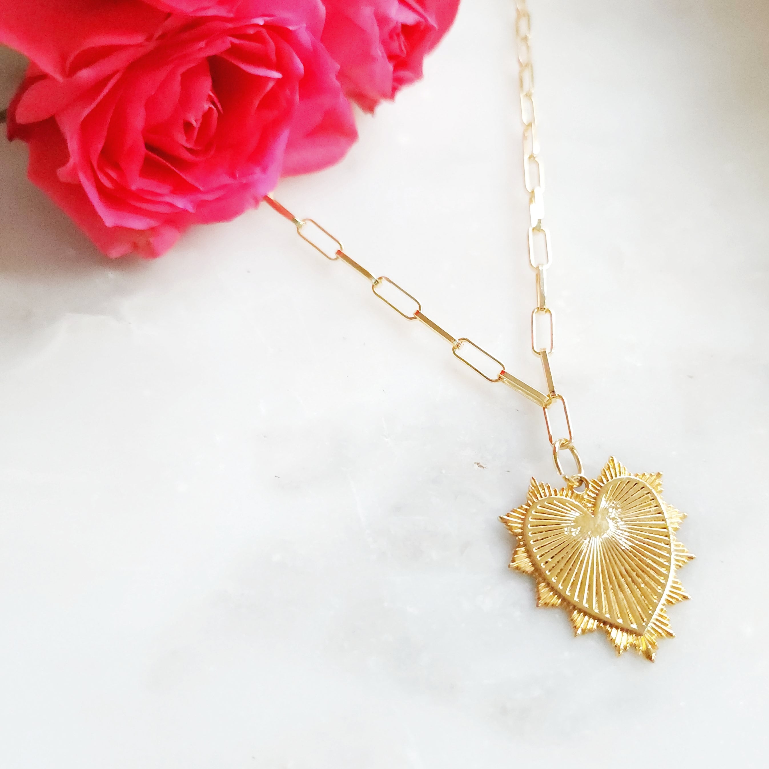 Charmed Life Heart Necklace ( design your own )