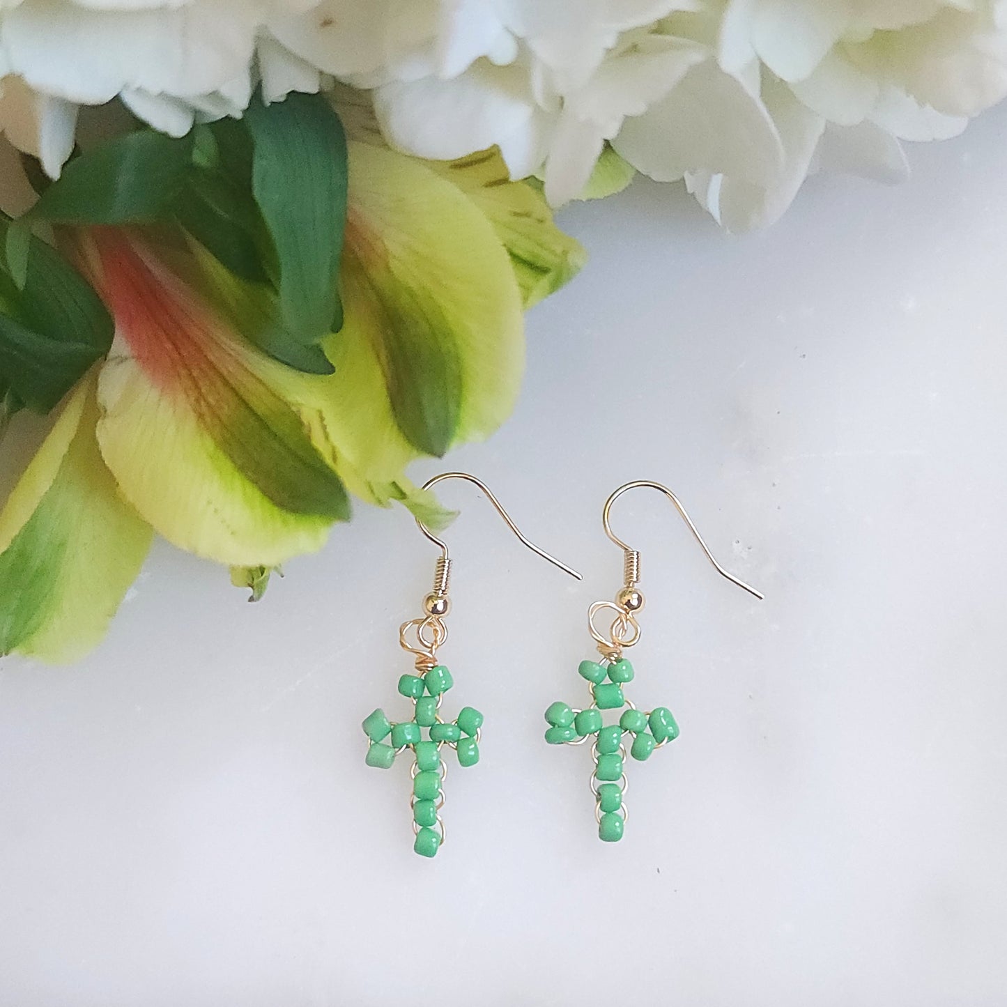 St Patrick's  Blessing Earrings