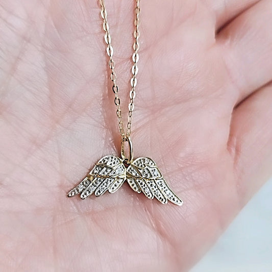 You Are Never Alone Diamond Gold Necklace