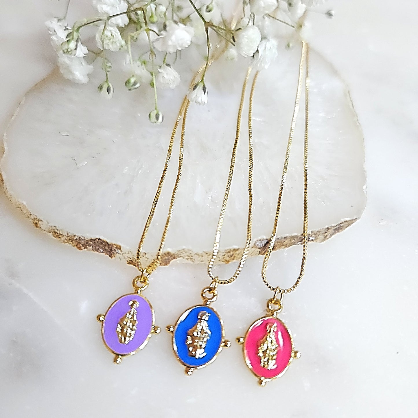Guided Necklace  Unique Colors