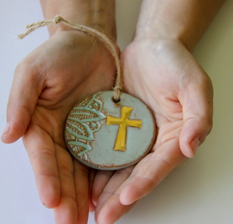 Prince of Peace Cross Ornament (limited)