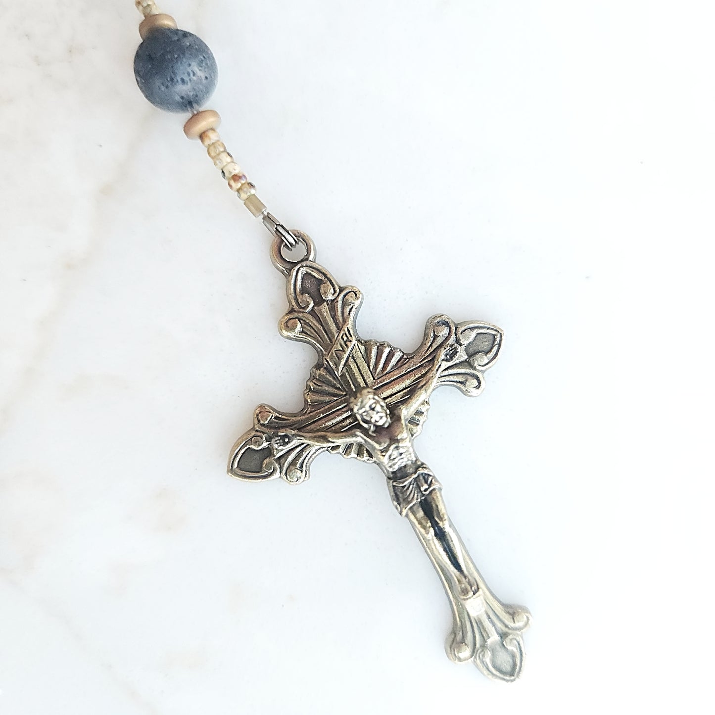 Upon His Palms Men's  Rosary