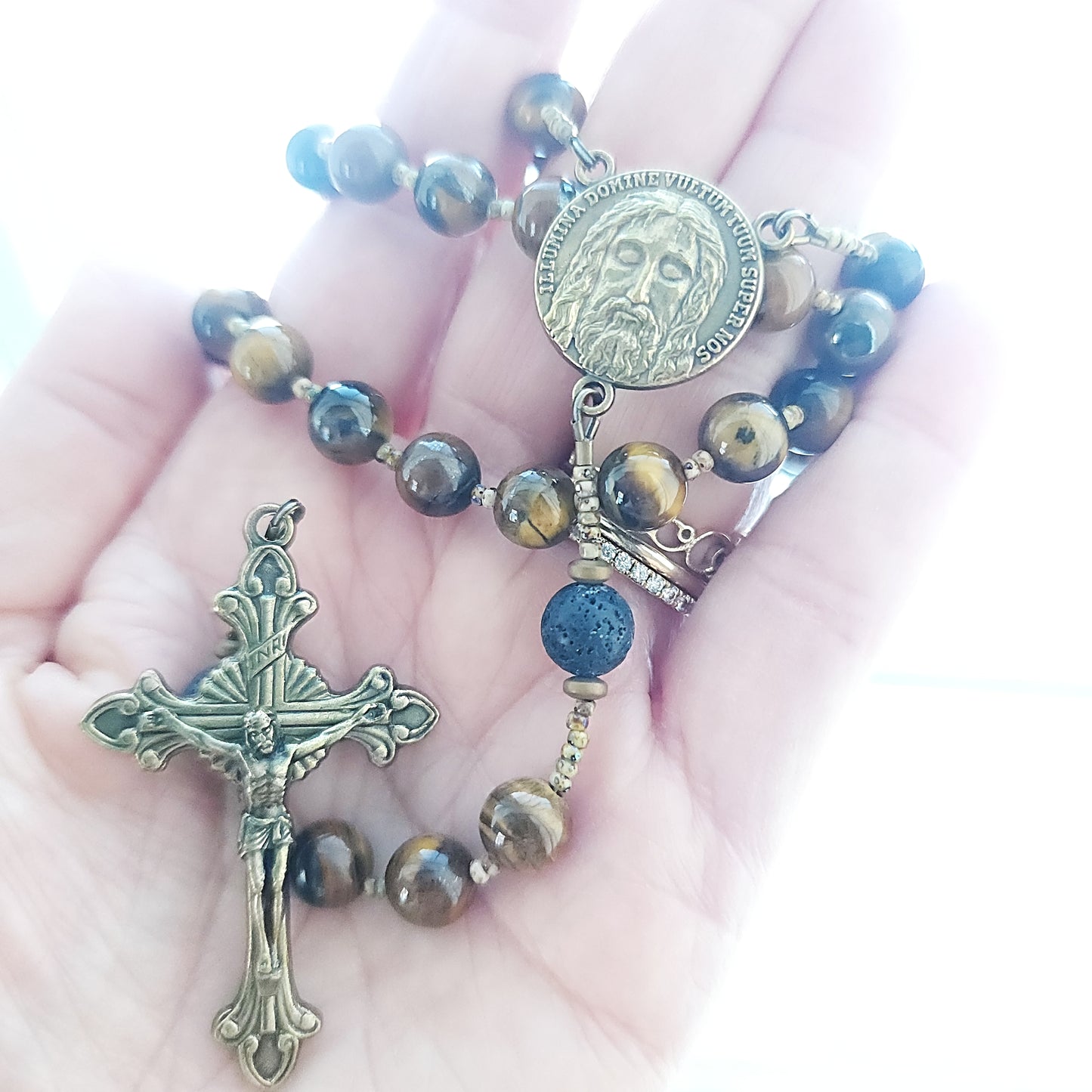 Upon His Palms Men's  Rosary