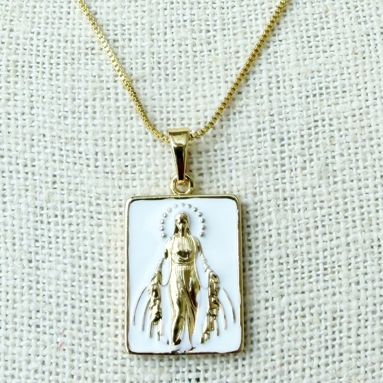 Guided Mary (rectangle charm) unique-one