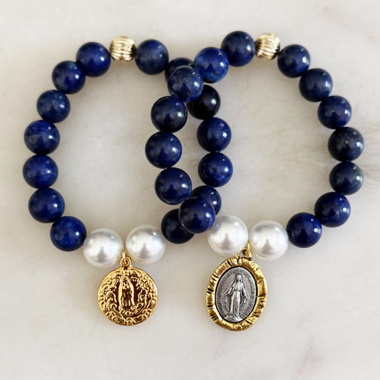 Dark Blue Marian Bracelets