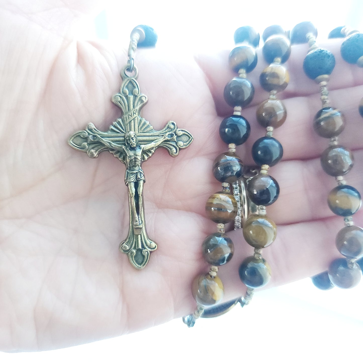 Upon His Palms Men's  Rosary