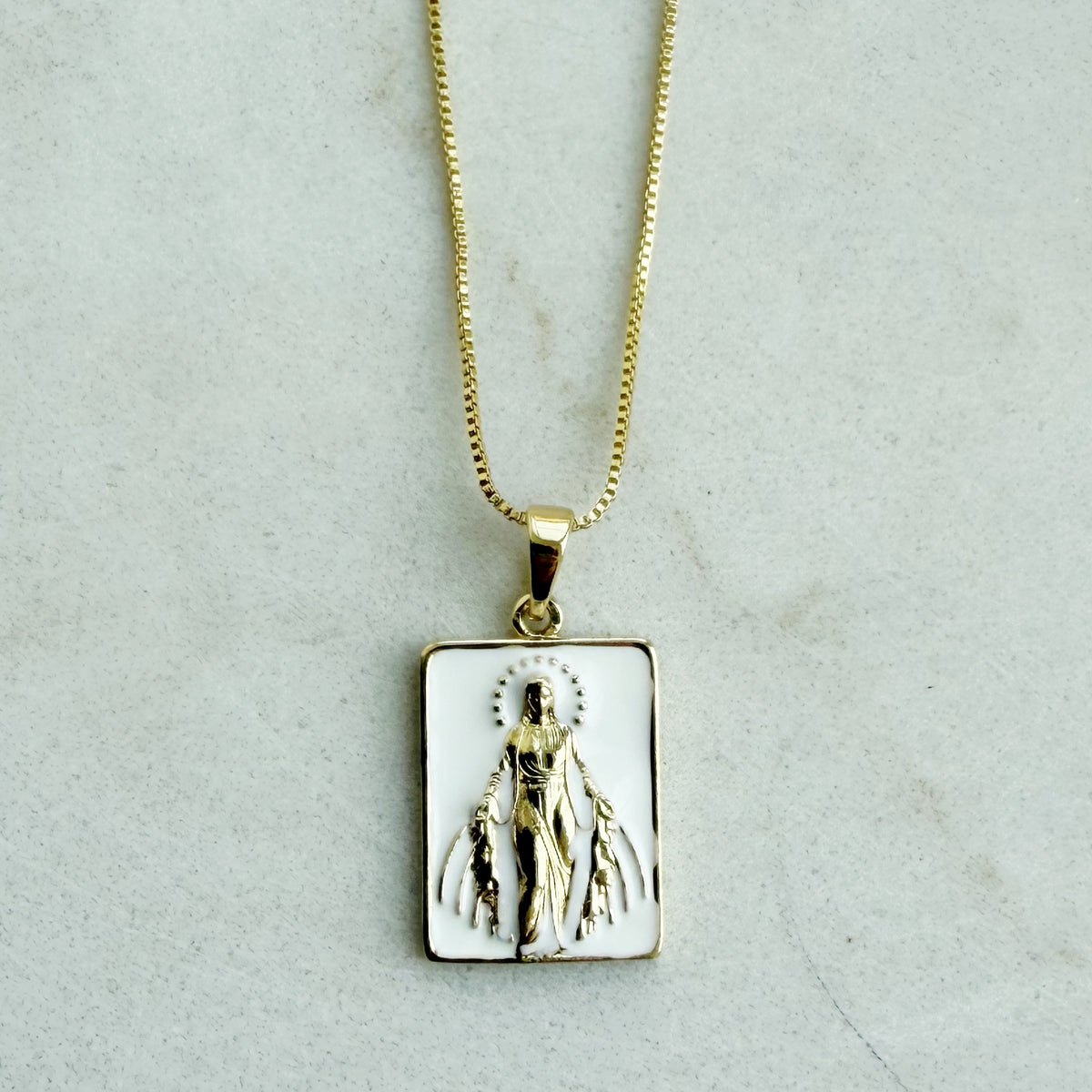 Guided Mary (rectangle charm) unique-one