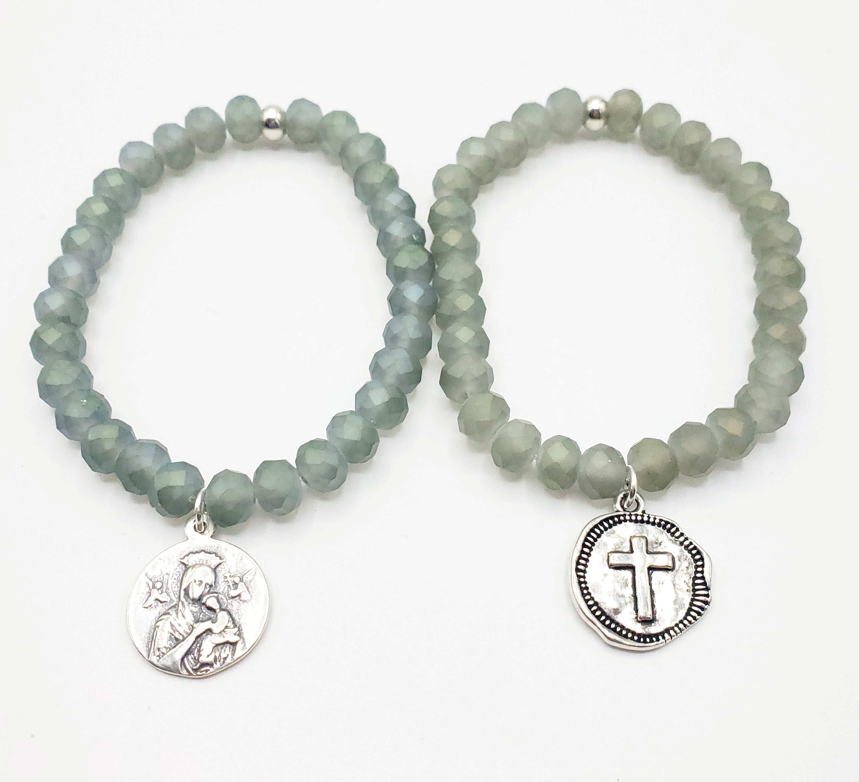 Mary, Cross  Bracelets
