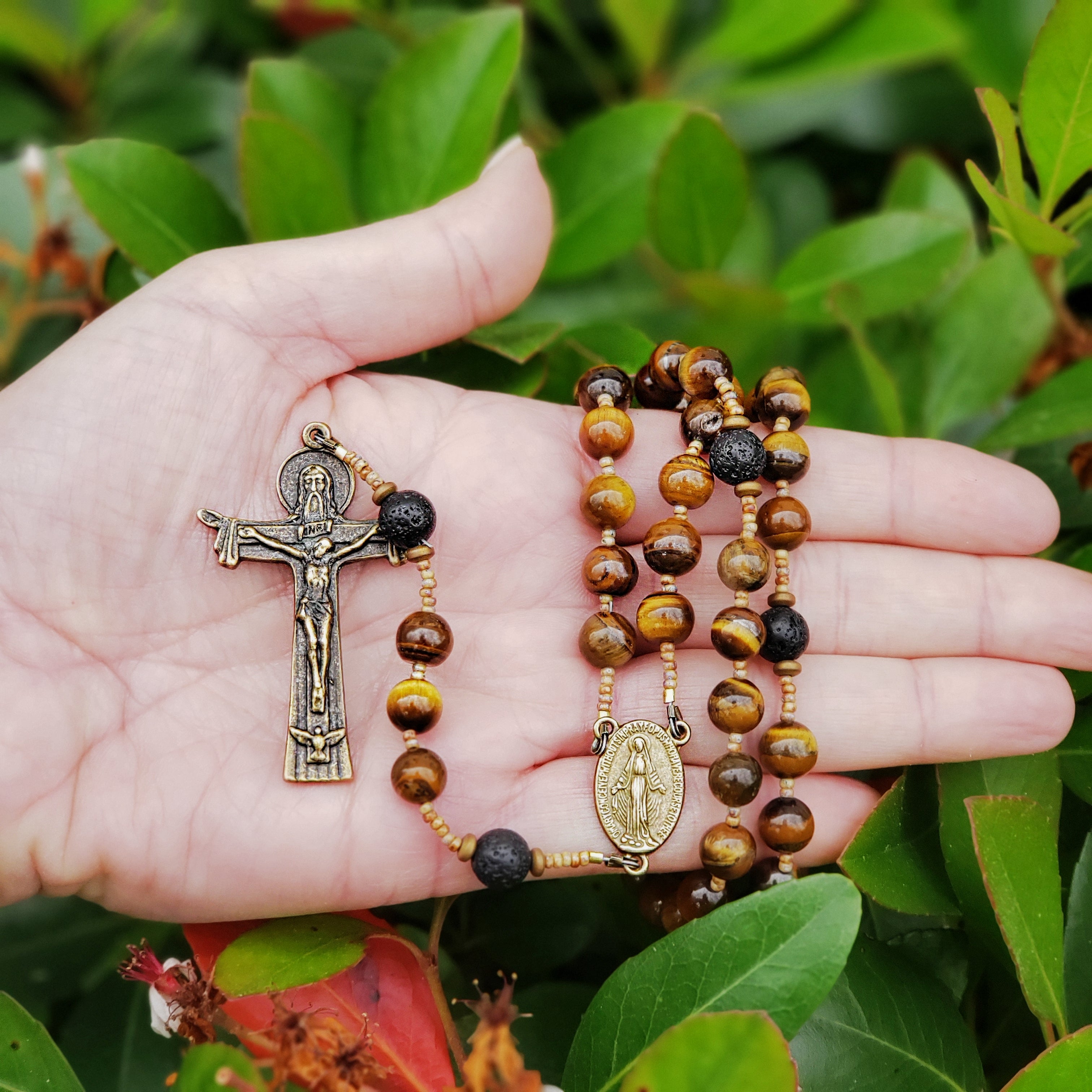 Upon His Palms Men's  Rosary
