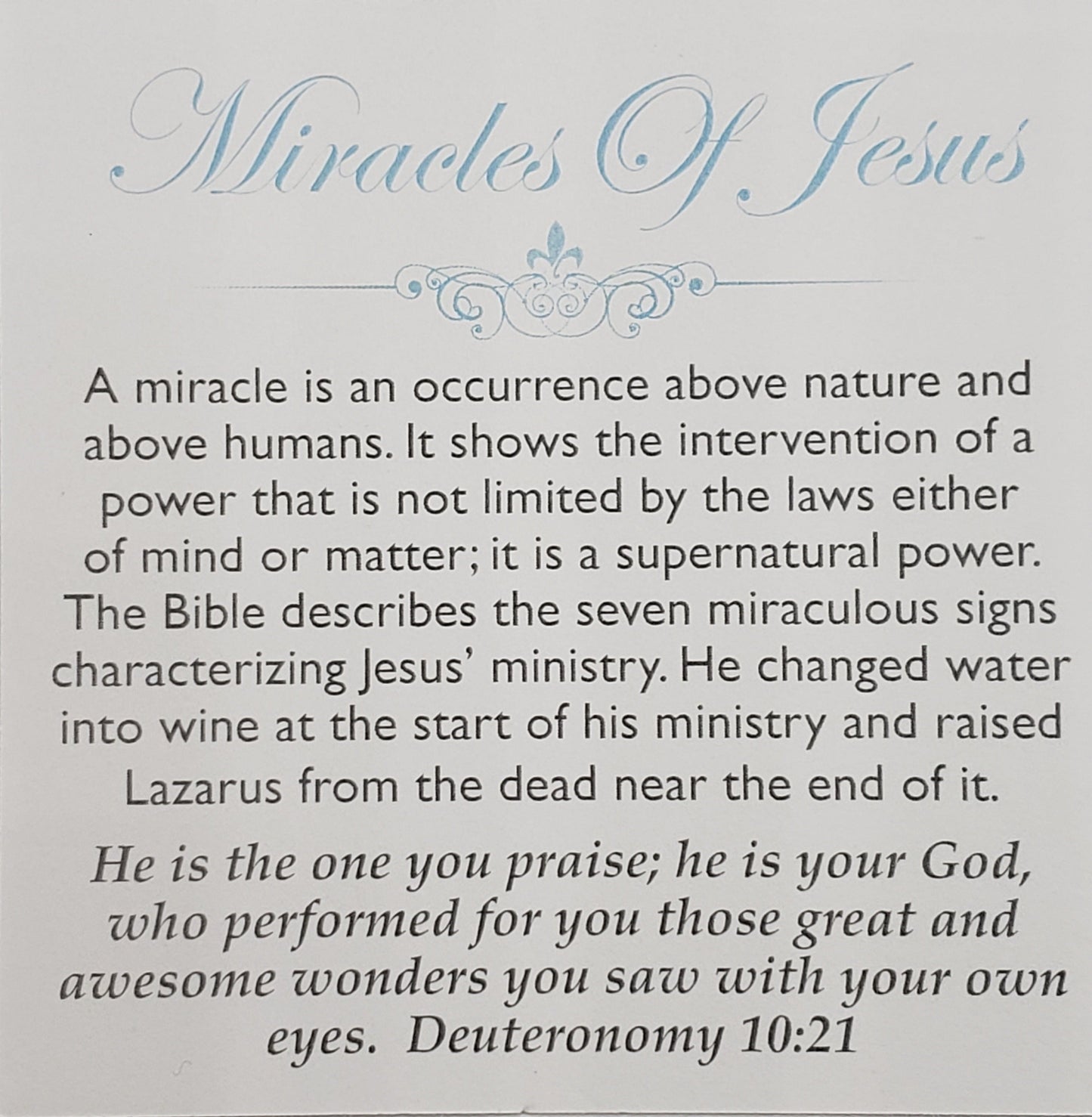 Spring Miracles of Jesus (Limited)