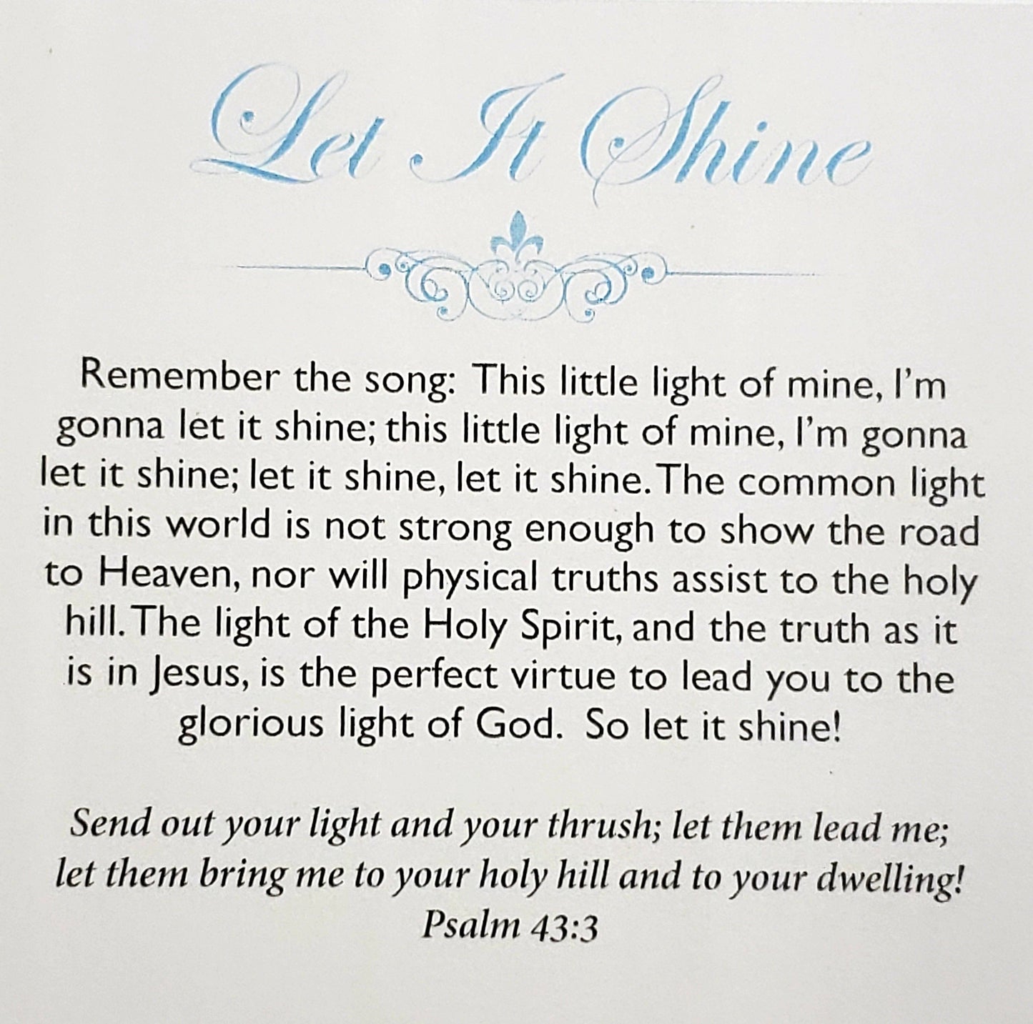 Let It Shine