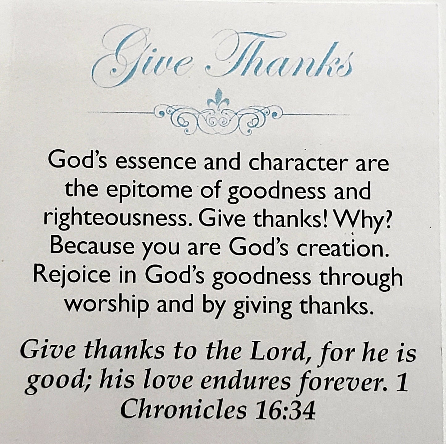 Give Thanks