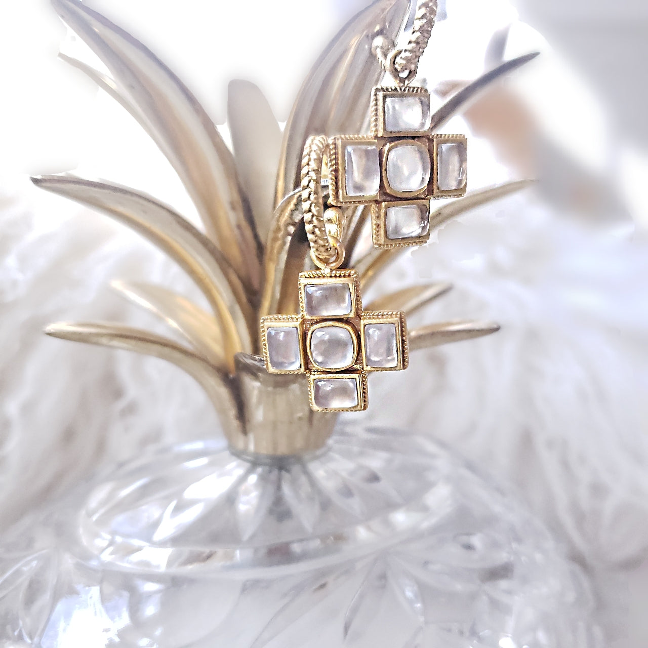 God Heals Hoop Earrings