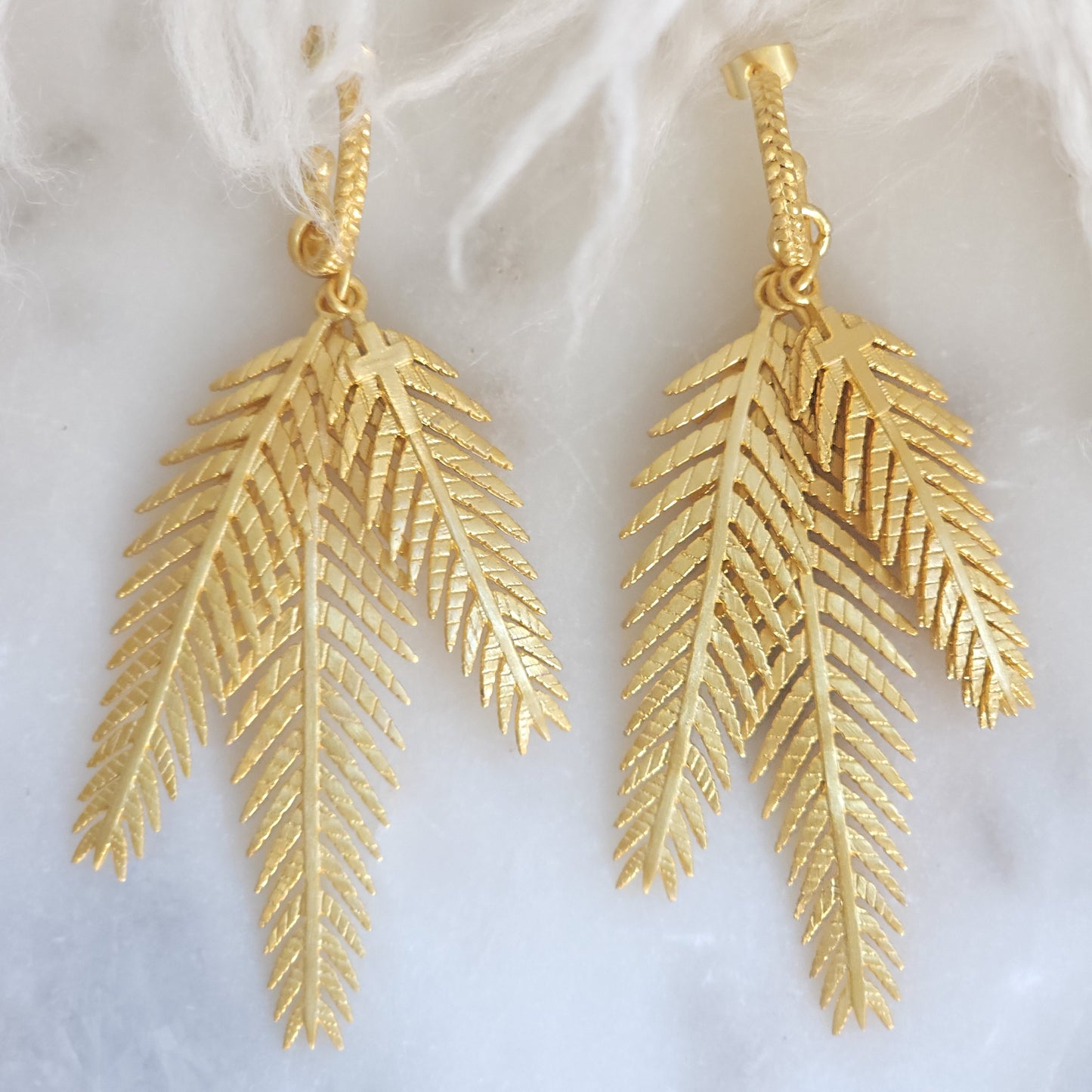 Palm Earrings